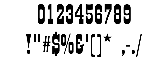 VI Town H normal Font OTHER CHARS