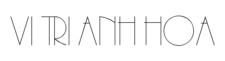 VI Tri Anh Hoa Font