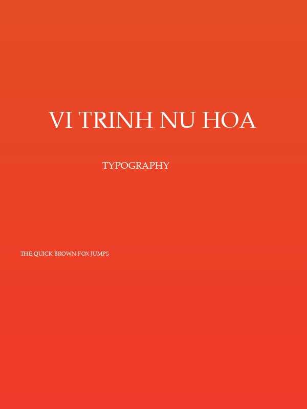 VI Trinh Nu Hoa Poster