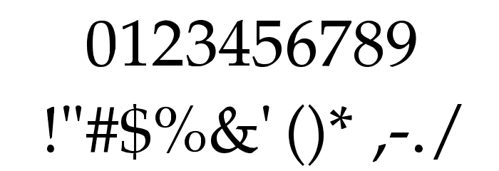 VI Trinh Nu Font OTHER CHARS