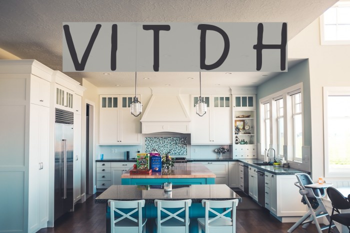 VI Tu Di H Font examples