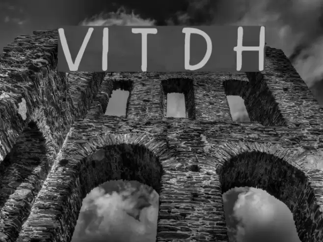 VI Tu Di H Font examples