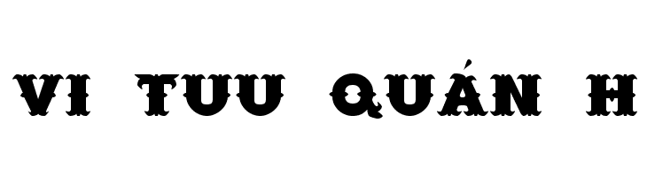 VI Tuu Quán H  免费字体下载