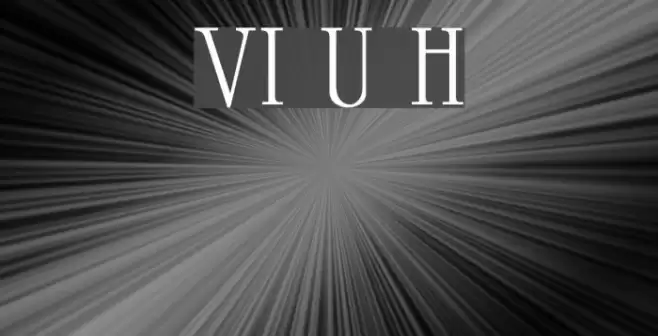 VI University H Font examples