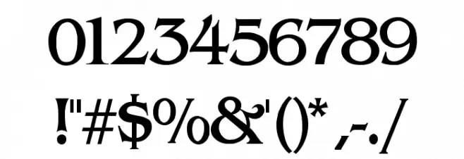 VI Van Tho Hoa Font OTHER CHARS
