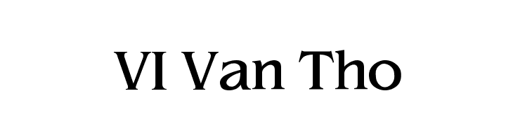 VI Van Tho  Descarca Fonturi Gratis