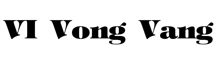 VI Vong Vang Font
