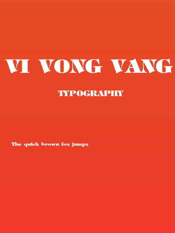 VI Vong Vang Poster