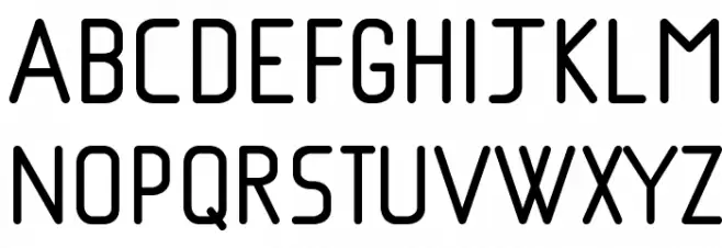 VIBRA Regular Schriftart Groß