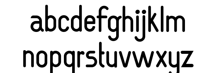 VIBRA Regular Font LOWERCASE