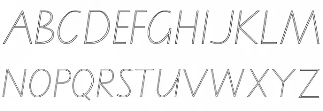 VIC NT WA School Handwriting Font 字体 大写
