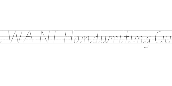 VIC WA NT Handwriting Guide Logo