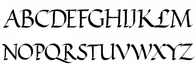 VICTOR HUGO Regular Font Litere mari