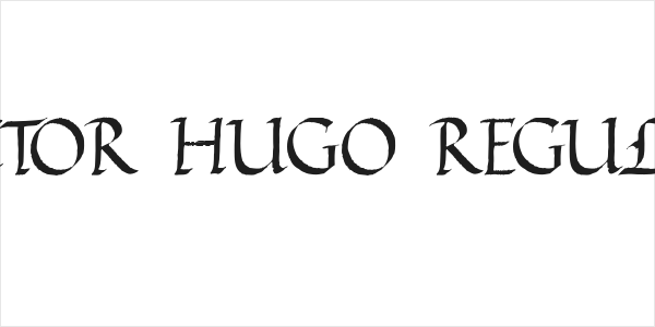 VICTOR HUGO Regular Logo