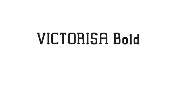 VICTORISA Bold Logo
