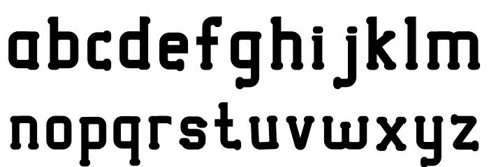 VICTORISA Bold Font LOWERCASE