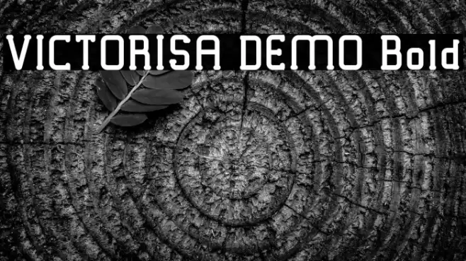 VICTORISA DEMO Bold Font examples