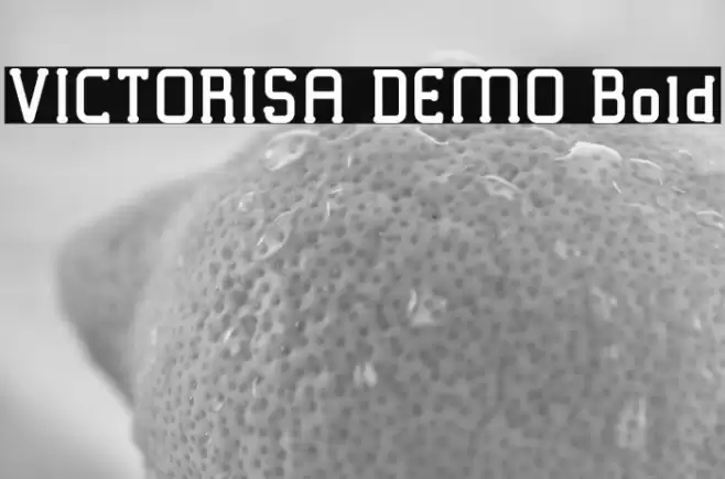 VICTORISA DEMO Bold Font examples