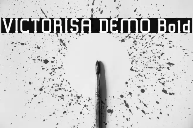 VICTORISA DEMO Bold Font examples