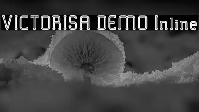 VICTORISA DEMO Inline Font examples