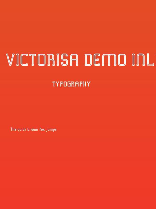 VICTORISA DEMO Inline Poster