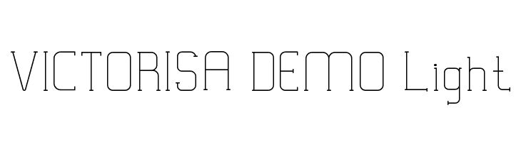 VICTORISA DEMO Light  font caratteri gratis