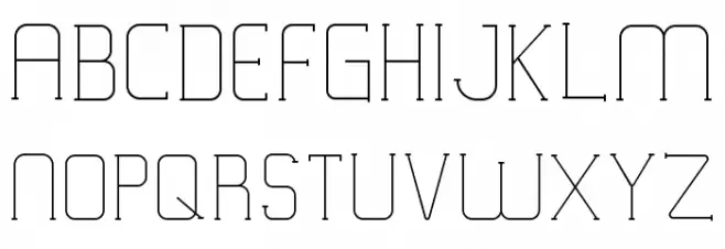 VICTORISA DEMO Light フォント 大文字