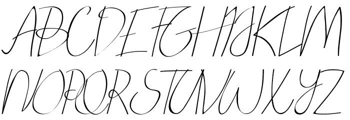 VICTORISA DEMO Script Font OTHER CHARS