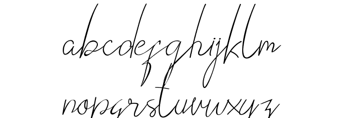 VICTORISA DEMO Script Font LOWERCASE