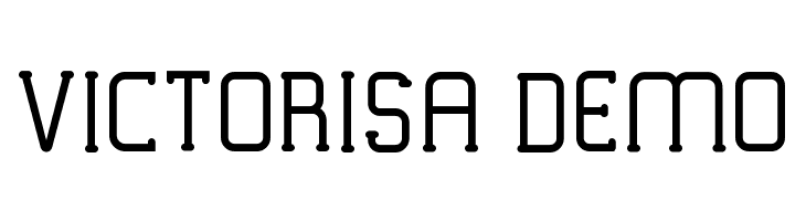 VICTORISA DEMO  免费字体下载
