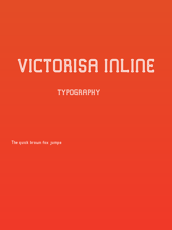 VICTORISA Inline Poster