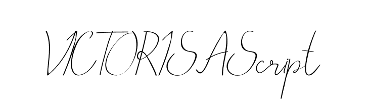 VICTORISA Script फ़ॉन्ट