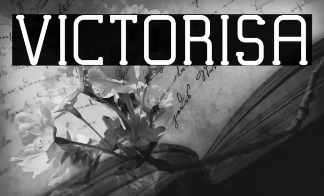 VICTORISA Font examples