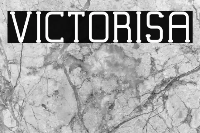 VICTORISA Font examples