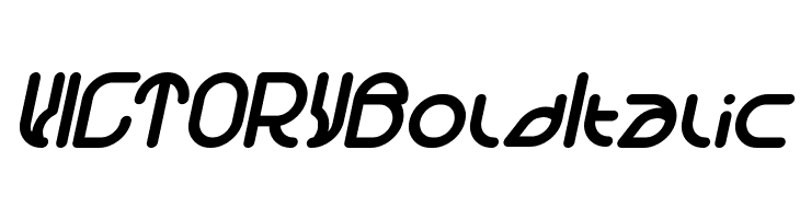 VICTORY Bold Italic  font caratteri gratis