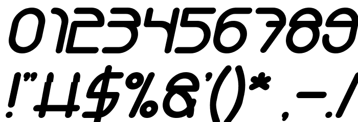 VICTORY Bold Italic Font OTHER CHARS