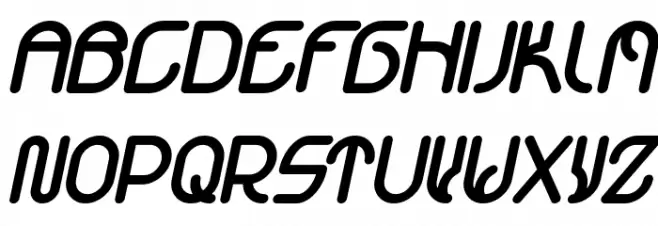 VICTORY Bold Italic 字体 大写