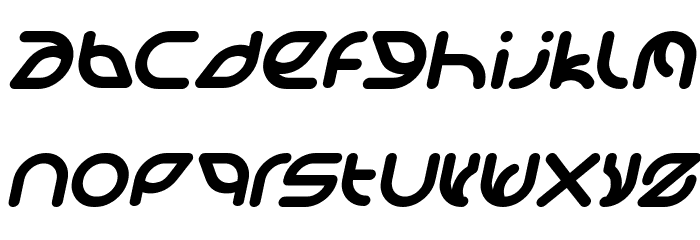 VICTORY Bold Italic Font LOWERCASE
