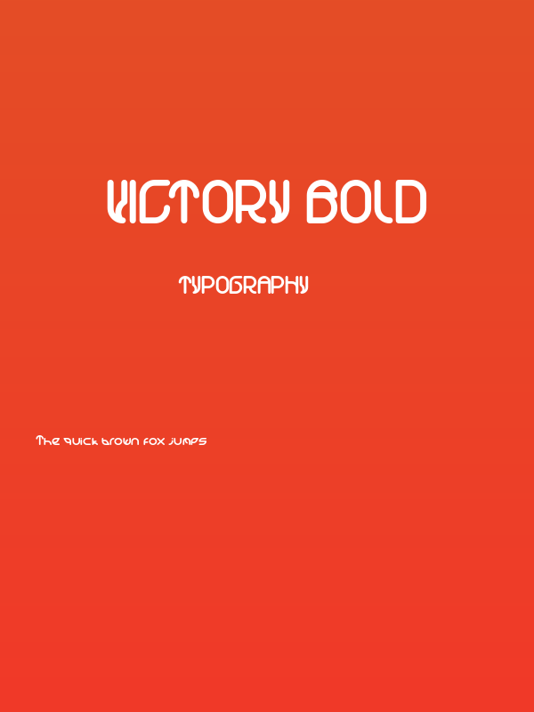 VICTORY Bold Poster