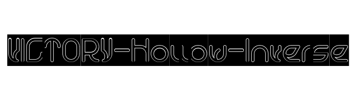 VICTORY-Hollow-Inverse  Fuentes Gratis Descargar