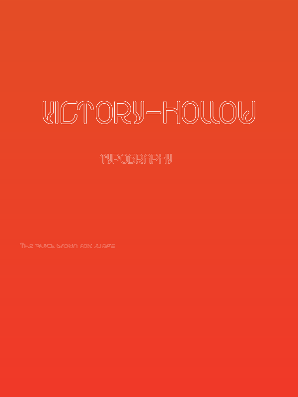 VICTORY-Hollow Poster