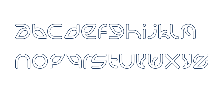 VICTORY-Hollow Lowercase