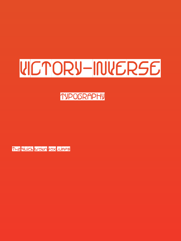 VICTORY-Inverse Poster
