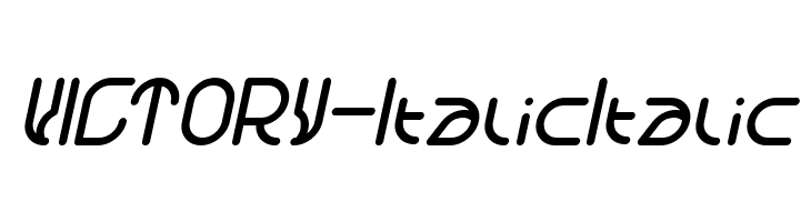 VICTORY-Italic Italic  Frei Schriftart Herunterladen