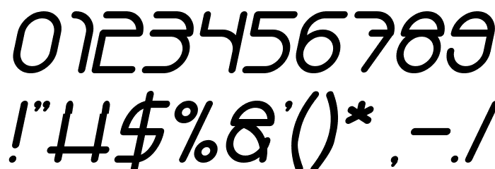 VICTORY-Italic Italic Font OTHER CHARS