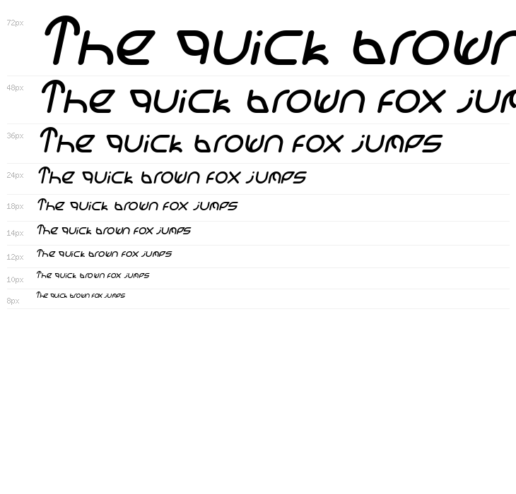 VICTORY-Italic Italic Waterfall