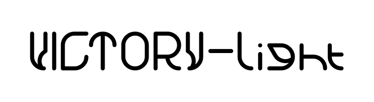 VICTORY-Light  font caratteri gratis