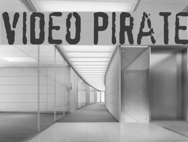 VIDEO PIRATE フォント examples