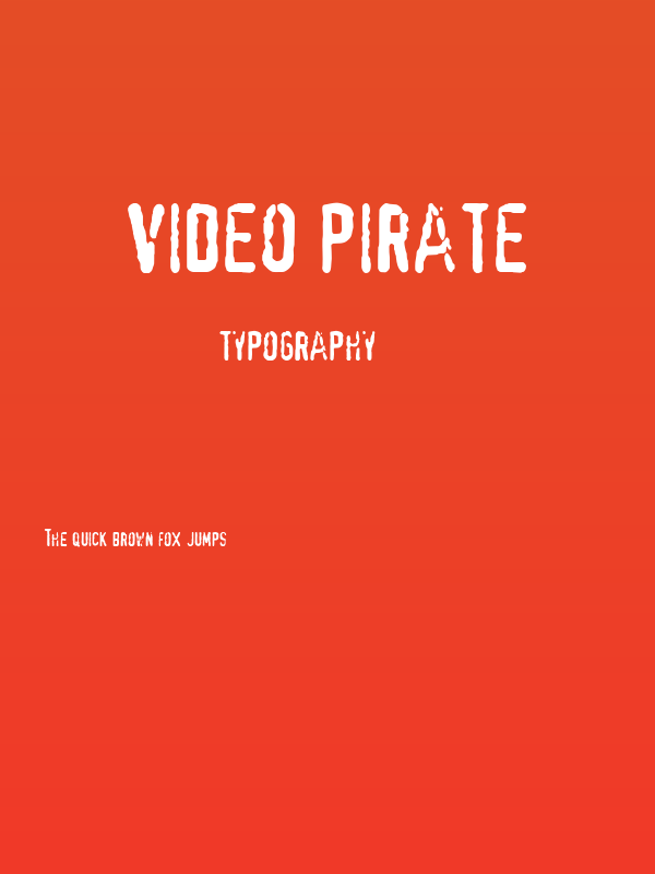 VIDEO PIRATE Poster