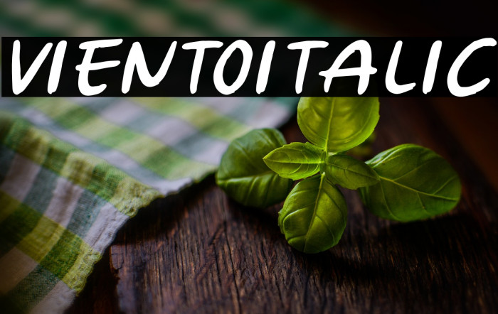 VIENTO ITALIC Example 1